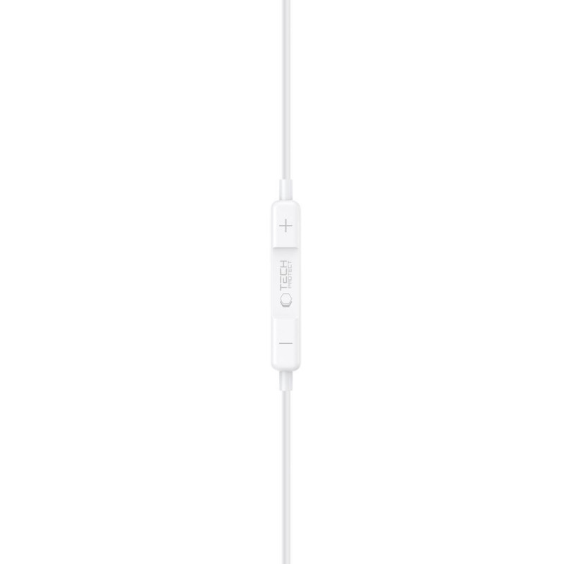 Tech-Protect Ultraboost Core G3 Mini Jack 3,5 mm vadu austiņas, baltas
