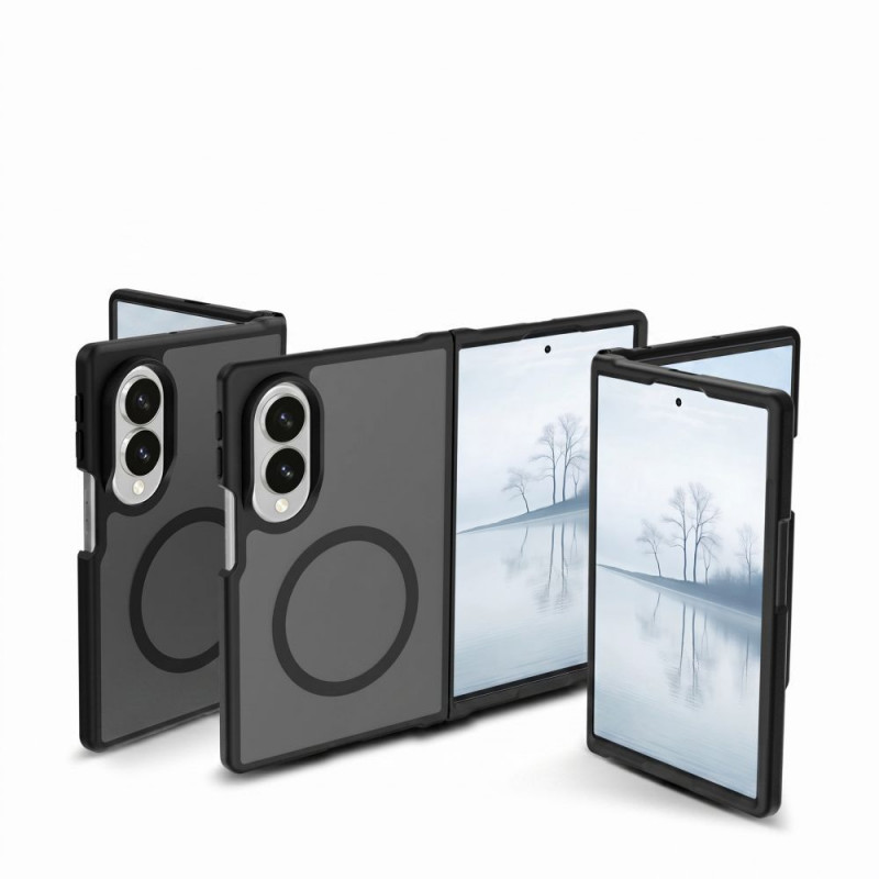 Tech-Protect Magmat MagSafe vāciņš Samsung Galaxy Z Fold 8, matēti melns