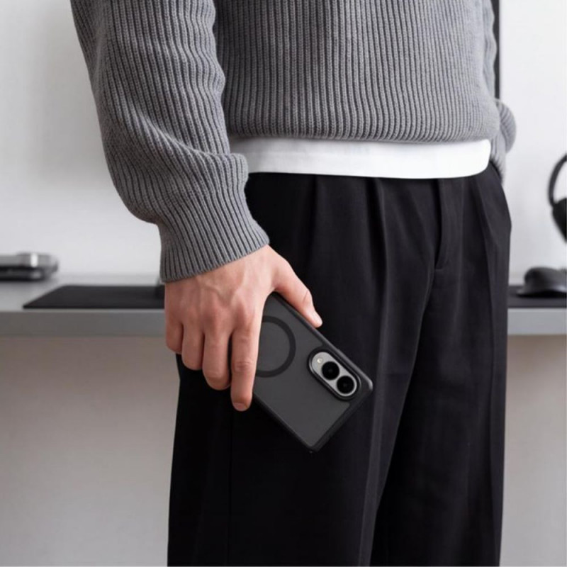 Tech-Protect Magmat MagSafe vāciņš Samsung Galaxy Z Fold 8, matēti melns