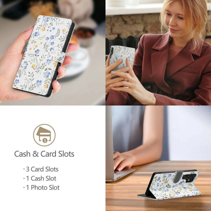 Tech-Protect maciņa futrālis Samsung Galaxy A17 / A18 / A26 4G / 5G, Spring Flowers