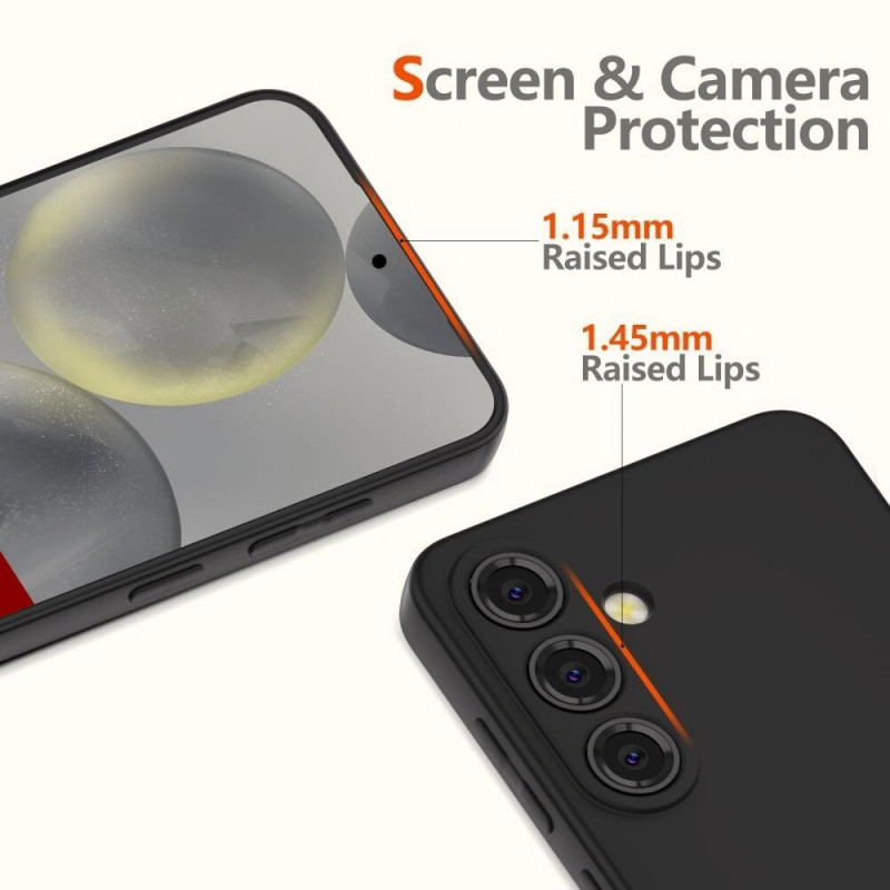 Tech-Protect Icon silikona vāciņš Samsung Galaxy A17 / A18 4G / 5G, tumši zils (THP4715)