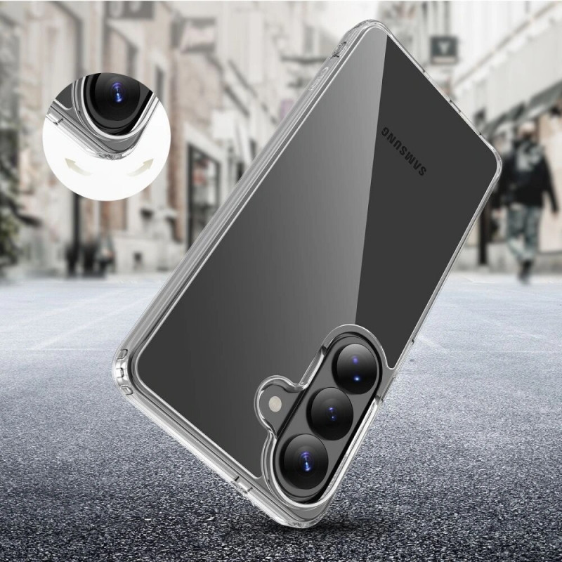 Tech-Protect FlexAir Hybrid apvalks Samsung Galaxy S26+, caurspīdīgs