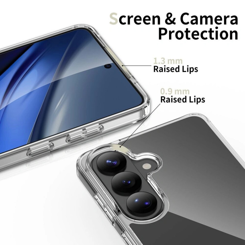 Tech-Protect FlexAir Hybrid apvalks Samsung Galaxy S26+, caurspīdīgs