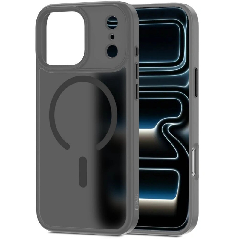 Tech-Protect Magmat MagSafe vāciņš Apple iPhone 17 Pro Max, matēts krīta pelēks