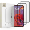 Tech-Protect Glass Fit+ rūdītais stikls Motorola Edge 50 Neo / 60 Neo, melns (2 gab.)