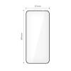 Tech-Protect Glass Fit+ rūdītais stikls Motorola Edge 50 Neo / 60 Neo, melns (2 gab.)