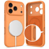 Tech-Protect silikona MagSafe futrālis Apple iPhone 17 Pro, Cosmic Orange