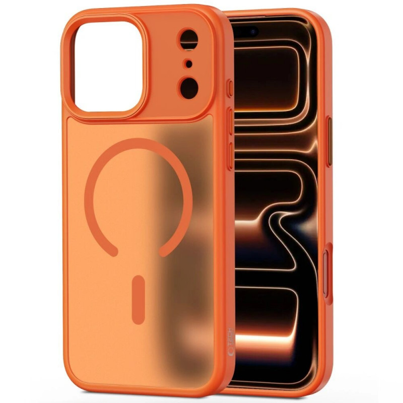 Tech-Protect Magmat MagSafe Apple iPhone 17 Pro maciņš, matēti kosmosa oranžs