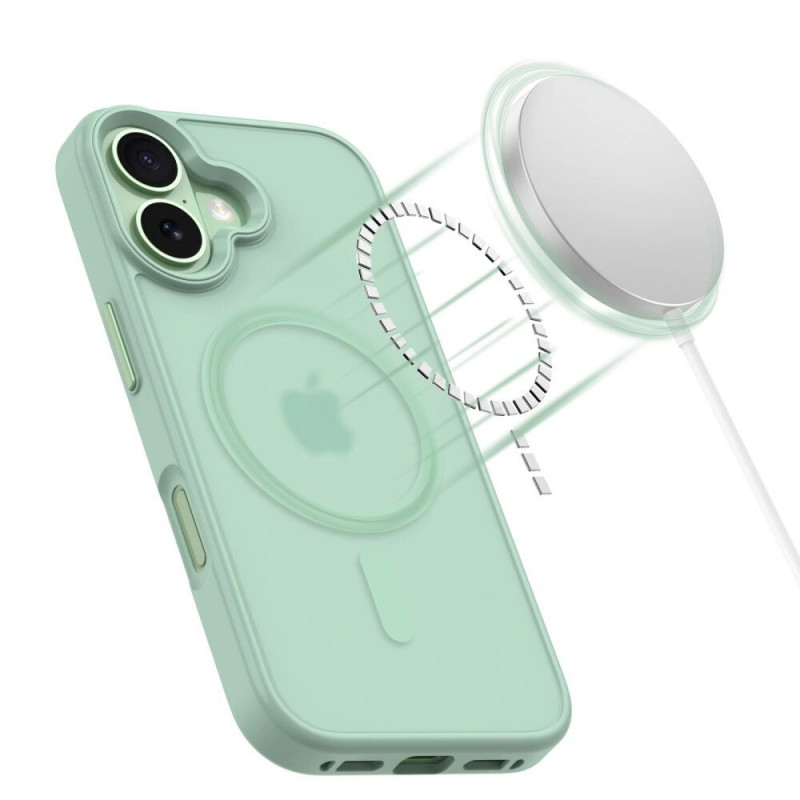 Tech-Protect MagMat MagSafe vāciņš Apple iPhone 17, matēti salvijas zaļš