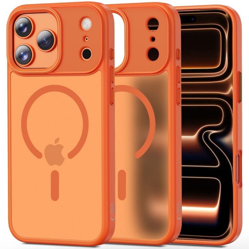 Tech-Protect Magmat MagSafe vāciņš Apple iPhone 17 Pro Max, matēti kosmosa oranžs