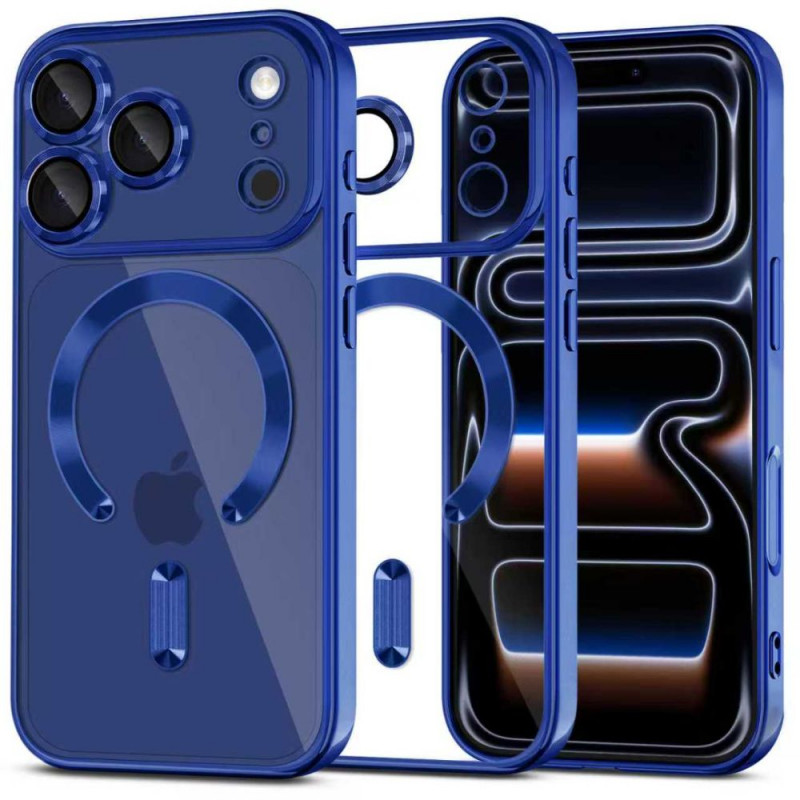 Tech-Protect MagFlex MagSafe vāciņš Apple iPhone 17 Pro, Shiny Deep Blue