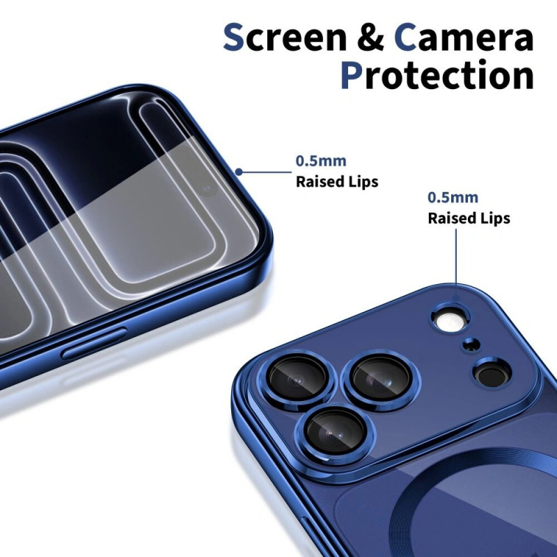 Tech-Protect MagFlex MagSafe vāciņš Apple iPhone 17 Pro Max, spīdīgi tumši zils