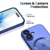 Tech-Protect MagFlex MagSafe vāciņš Apple iPhone 17, Shiny Mist Blue