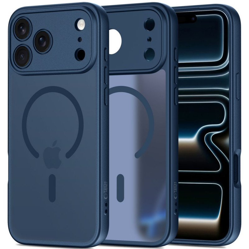 Tech-Protect BasicMag MagSafe Apple iPhone 17 Pro maciņš, matēti tumši zils