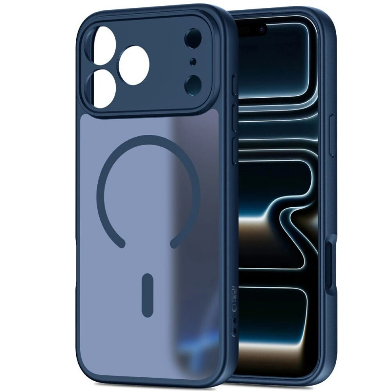 Tech-Protect BasicMag MagSafe Apple iPhone 17 Pro maciņš, matēti tumši zils