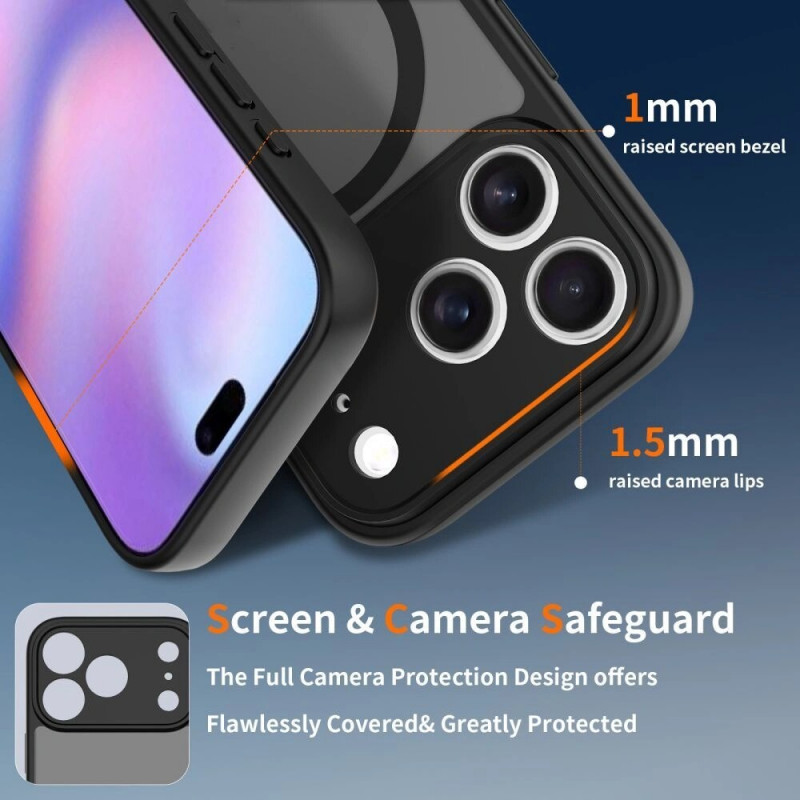 Tech-Protect BasicMag MagSafe vāciņš Apple iPhone 17 Pro Max, matēts Cosmic Orange