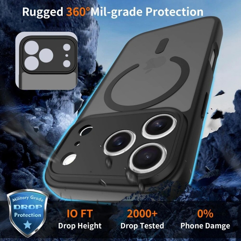 Tech-Protect BasicMag MagSafe vāciņš Apple iPhone 17 Pro Max, matēts Cosmic Orange