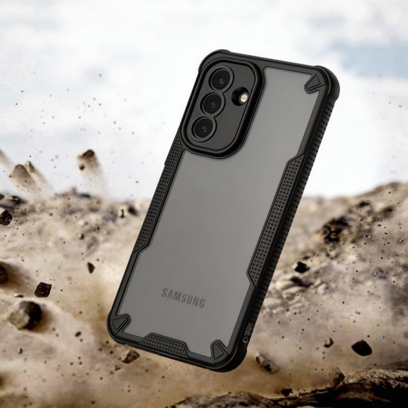 Tech-Protect izturīgais aizsargapvalks Samsung Galaxy A57 5G, matēti melns
