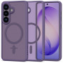 Tech-Protect Magmat MagSafe vāciņš Samsung Galaxy S26, matēts kobalta violets