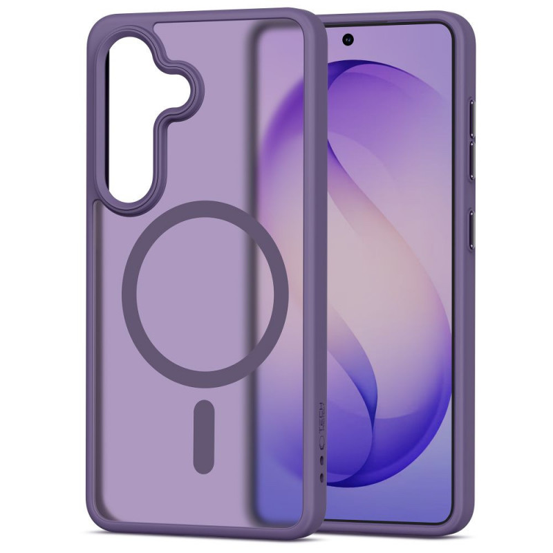 Tech-Protect Magmat MagSafe vāciņš Samsung Galaxy S26, matēts kobalta violets