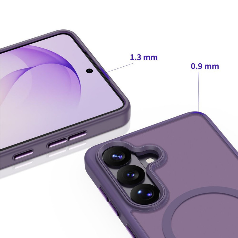 Tech-Protect Magmat MagSafe vāciņš Samsung Galaxy S26, matēts kobalta violets