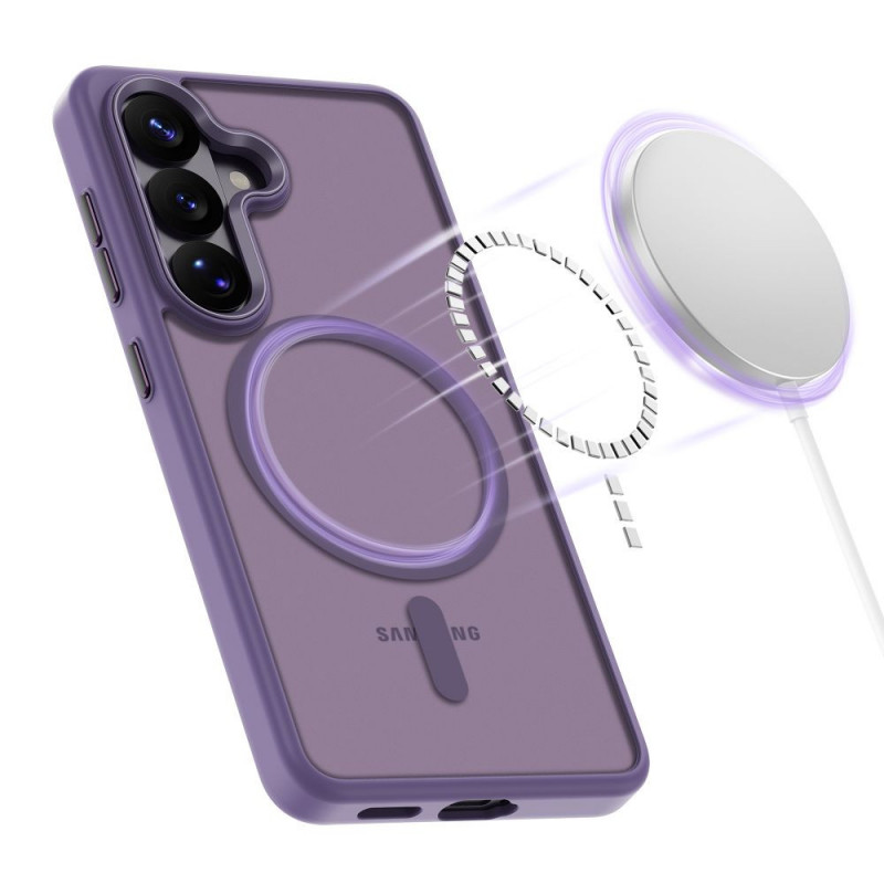 Tech-Protect Magmat MagSafe vāciņš Samsung Galaxy S26, matēts kobalta violets