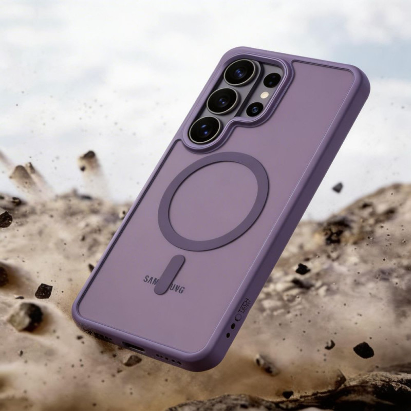 Tech-Protect Magmat MagSafe vāciņš Samsung Galaxy S26 Ultra, matēts kobalta violets