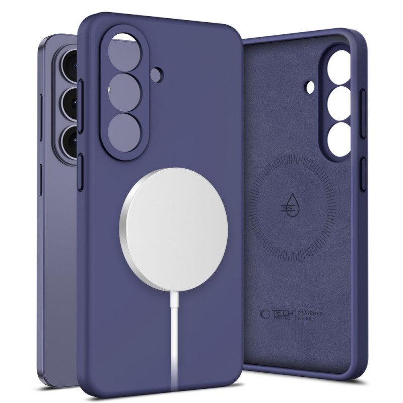 Tech-Protect Silicone MagSafe vāciņš Samsung Galaxy S26, Cobalt Violet