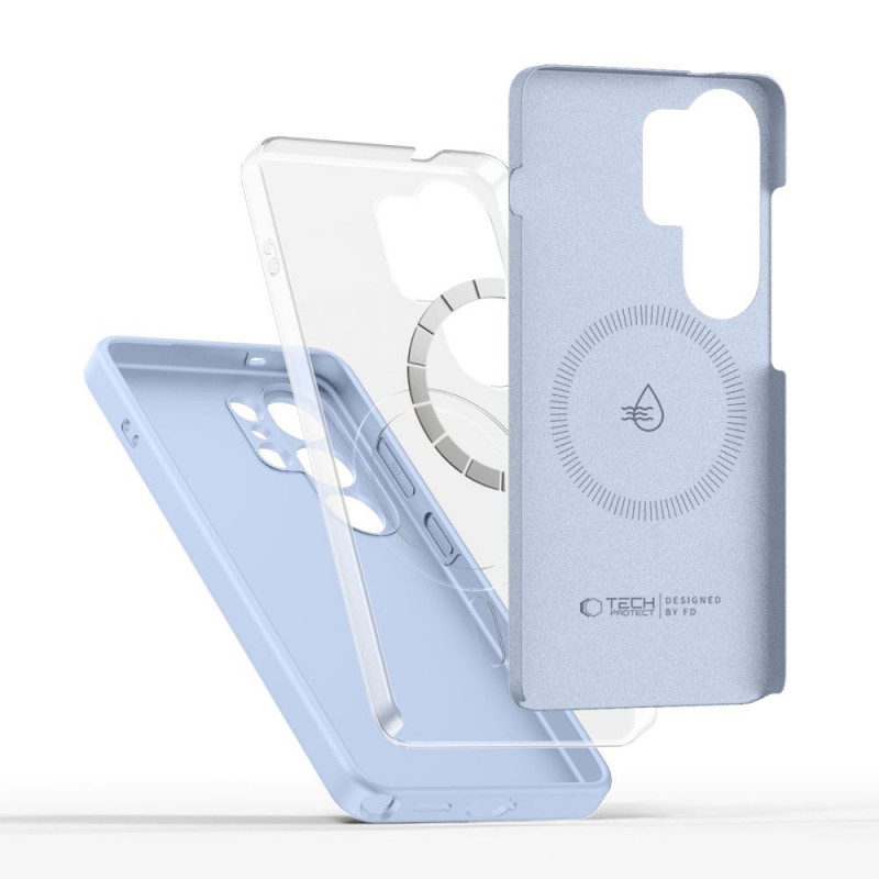 Tech-Protect silikona MagSafe vāciņš Samsung Galaxy S26 Ultra, Sky Blue