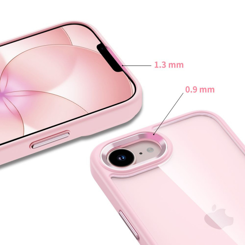 Tech-Protect Magmat vāciņš Apple iPhone 16e / 17e, Soft Pink/caurspīdīgs