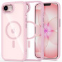 Tech-Protect Magmat MagSafe vāciņš Apple iPhone 16e / 17e, Soft Pink/caurspīdīgs