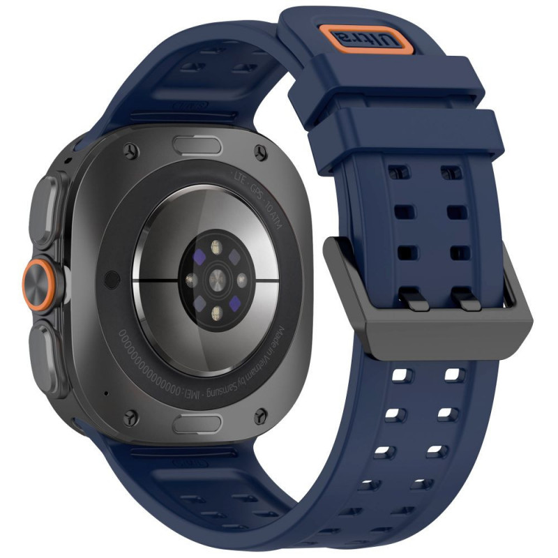 Tech-Protect Silicone Air siksniņa Samsung Galaxy Watch Ultra 1 / 2 (2024-2026) 47 mm, Navy Blue