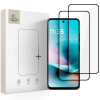 Tech-Protect Glass Fit+ rūdītais stikls priekš Motorola Moto G57 / G57 Power / G67 Power (2 gab.), melns