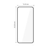 Tech-Protect Glass Fit+ rūdītais stikls priekš Motorola Moto G57 / G57 Power / G67 Power (2 gab.), melns