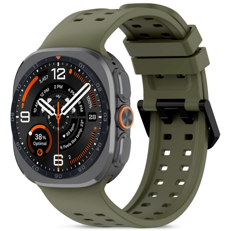 Tech-Protect Silicone Air siksniņa Samsung Galaxy Watch Ultra 1 / 2 (2024-2026) 47 mm, Olive Green