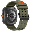 Tech-Protect Silicone Air siksniņa Samsung Galaxy Watch Ultra 1 / 2 (2024-2026) 47 mm, Olive Green