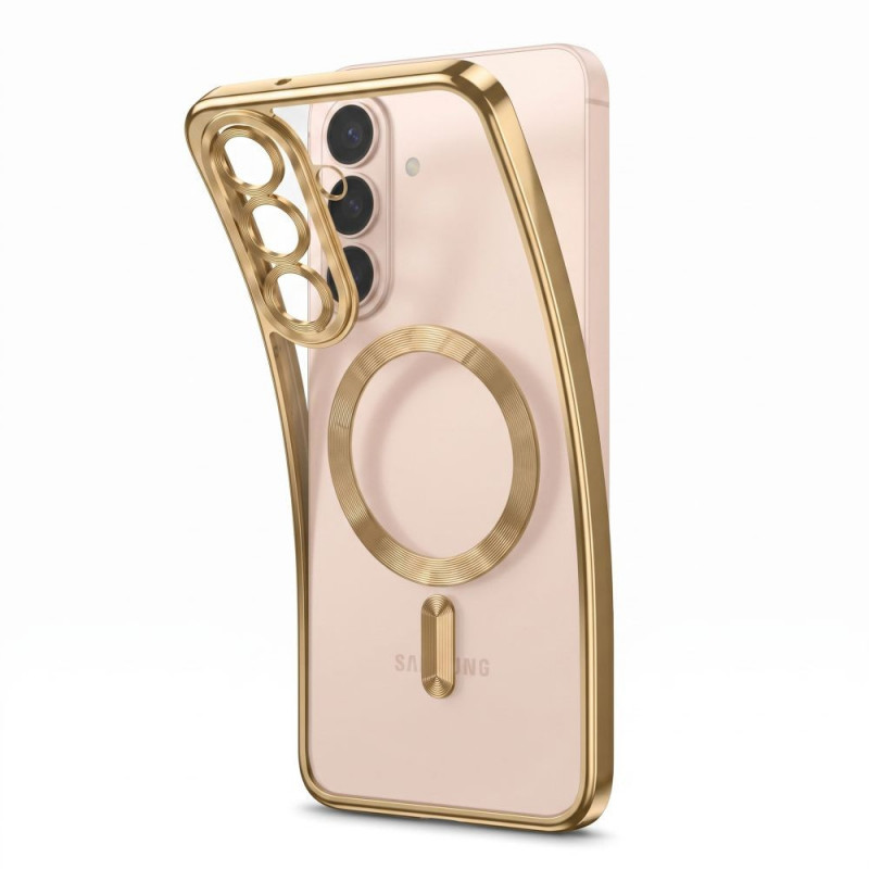 Tech-Protect MagFlex MagSafe vāciņš Samsung Galaxy S26 FE spīdīgi zeltains