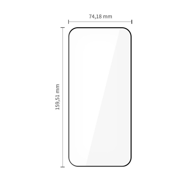 Tech-Protect Glass Fit+ rūdītais stikls Xiaomi Poco F8 Ultra THP5047, melns (2 gab.)
