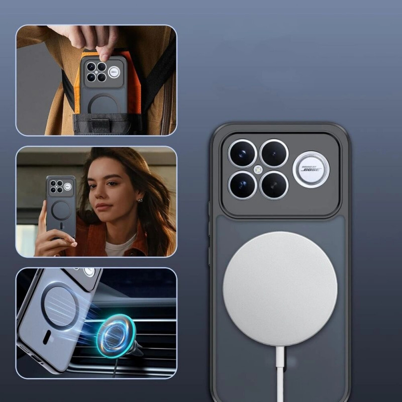 Tech-Protect Magmat MagSafe vāciņš Xiaomi Poco F8 Ultra, matēti melns