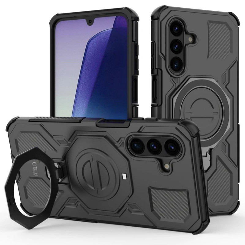 Tech-Protect TacticStand MagSafe apvalks Samsung Galaxy A17 / A18 4G / 5G matēti melns