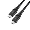 Tech-Protect Ultraboost UB11T USB-C uz USB-C kabelis PD 240W, 200 cm, melns