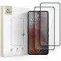Tech-Protect Glass Fit+ rūdītais stikls Nothing Phone 3 / 3a / 3a Pro (2 gab.), melns