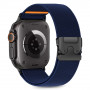 Tech-Protect Nylon Clasp pulksteņa siksniņa Apple Watch 6 / 7 / 8 / 9 / 10 / SE / Ultra 1 / 2 44/45/46/49 mm, Navy