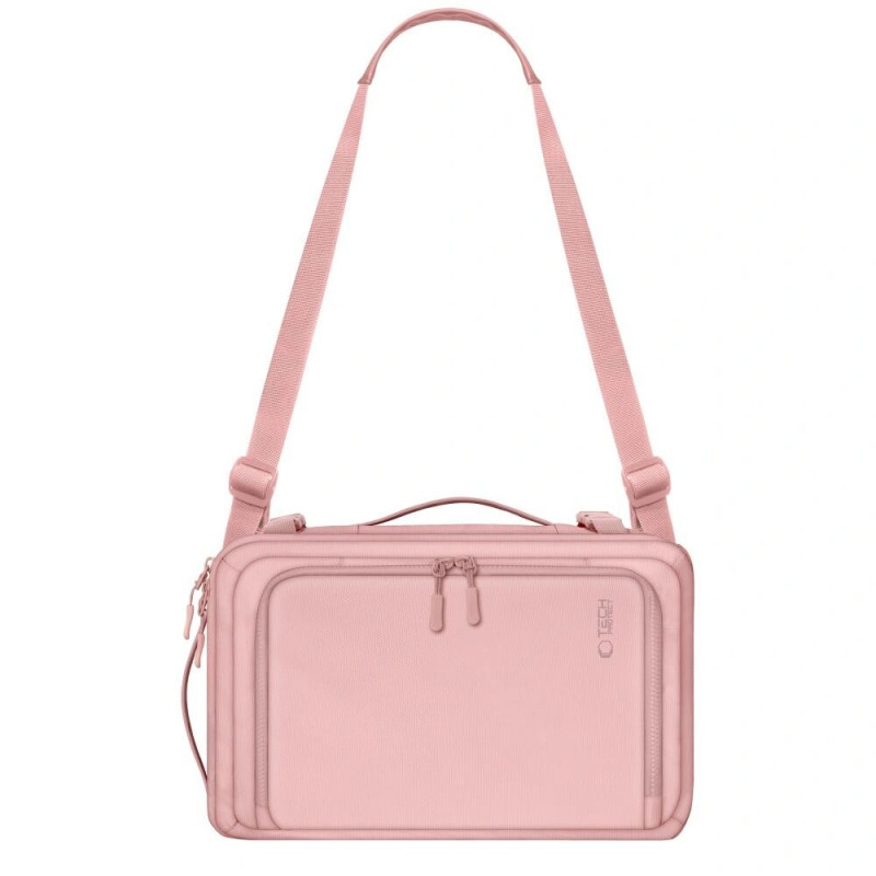 Tech-Protect Defender S50 Ryanair & Wizzair ceļojumu klēpjdatora kabīnes mugursoma, 20 L, 40x20x25 cm, Dusty Pink