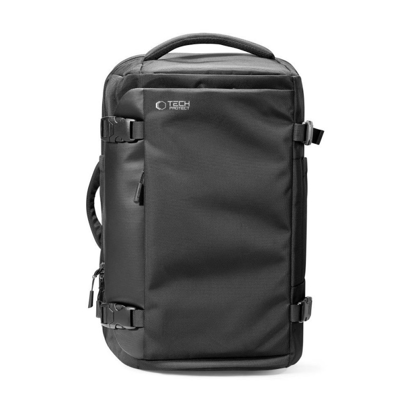 Tech-Protect Defender S40 Ryanair & Wizzair ceļojumu klēpjdatora salonam mugursoma, 20 L, 40x20x25 cm, melna