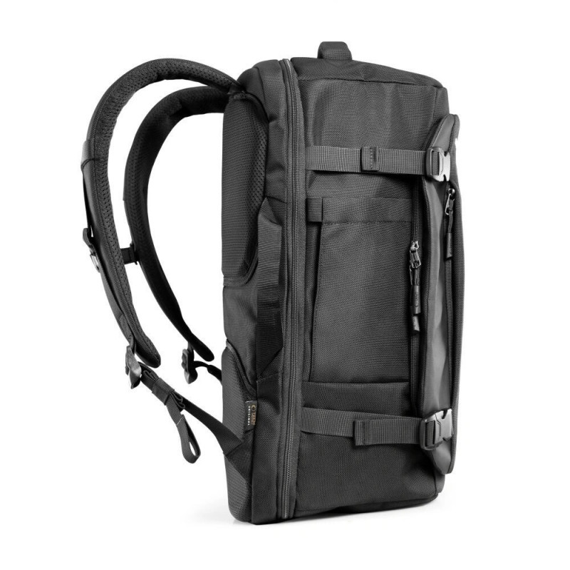 Tech-Protect Defender S40 Ryanair & Wizzair ceļojumu klēpjdatora salonam mugursoma, 20 L, 40x20x25 cm, melna