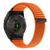 Tech-Protect NylonLoop Garmin Fenix 5X / 5X Plus / 6X / 6X Pro / 7X / 8 / 8 Pro / 9 / 9 Pro pulksteņa siksniņa (51 mm), Signal Orange