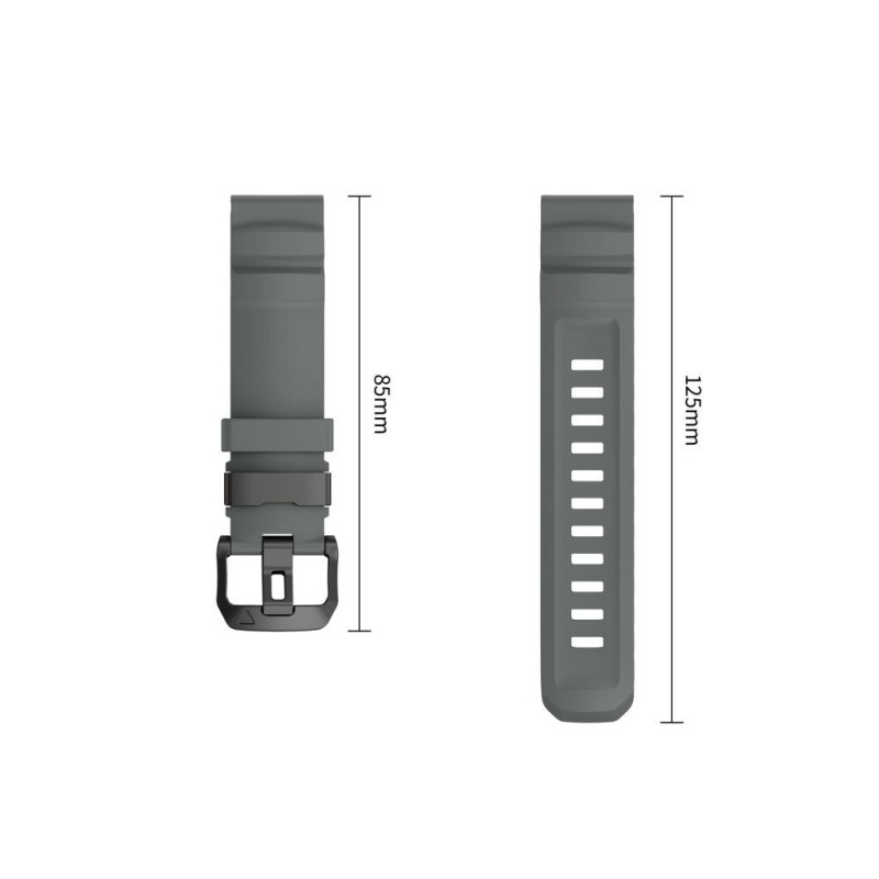 Tech-Protect Motion Garmin Fenix 5X / 5X Plus / 6X / 6X Pro / 7X / 8 / 8 Pro / 9 / 9 Pro pulksteņa siksniņa (47 mm), Storm Grey