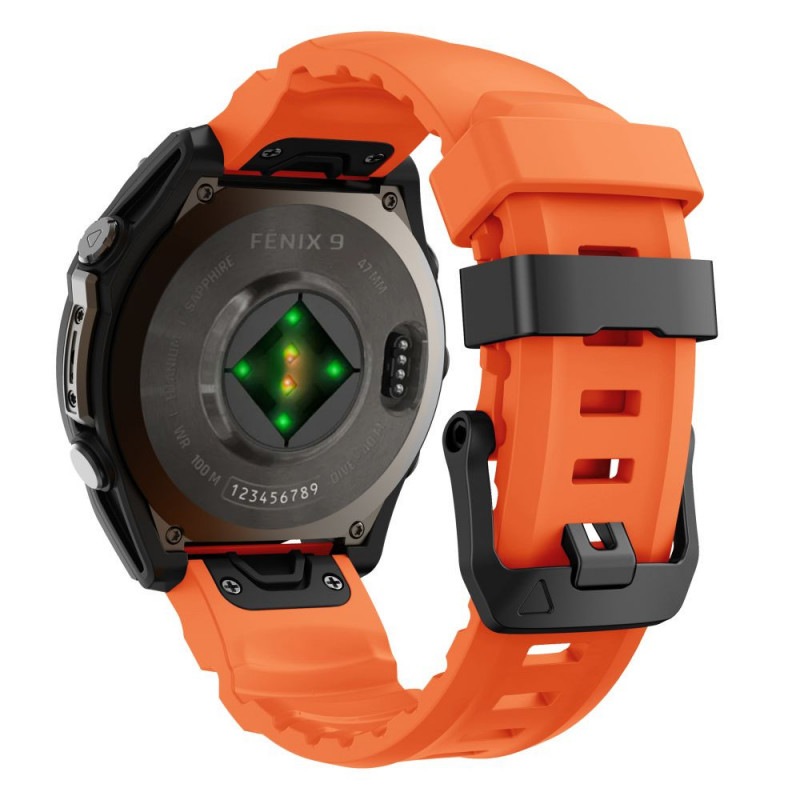 Tech-Protect Motion Garmin Fenix 5X / 5X Plus / 6X / 6X Pro / 7X / 8 / 8 Pro / 9 / 9 Pro pulksteņa siksniņa (47 mm), Signal Orange
