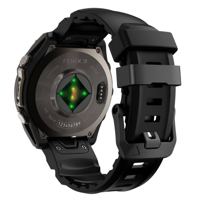 Tech-Protect Motion Garmin Fenix 5X / 5X Plus / 6X / 6X Pro / 7X / 8 / 8 Pro / 9 / 9 Pro pulksteņa siksna (51 mm), melna